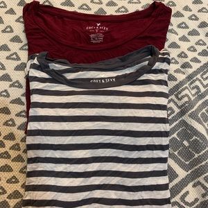 Two AE Soft&Sexy shirts